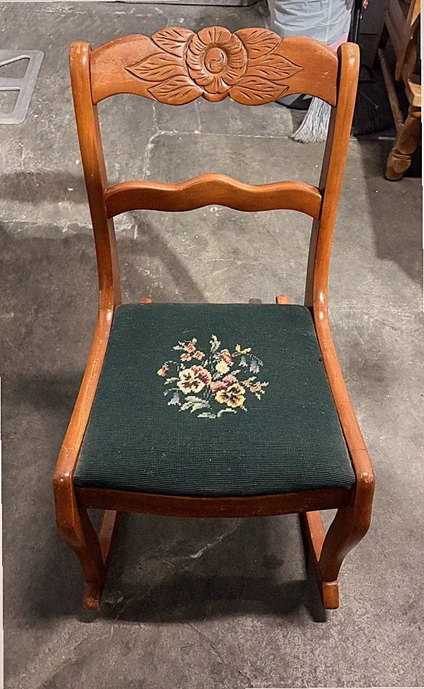 Antique Mahogany Rocking Chair