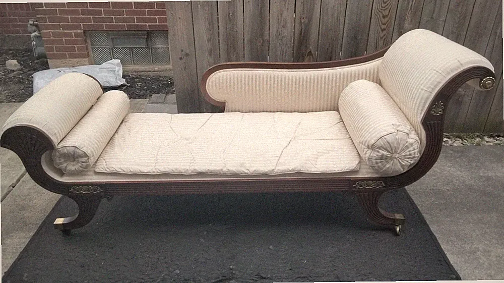 Baker Furniture Neoclassical Style Chaise Lounge